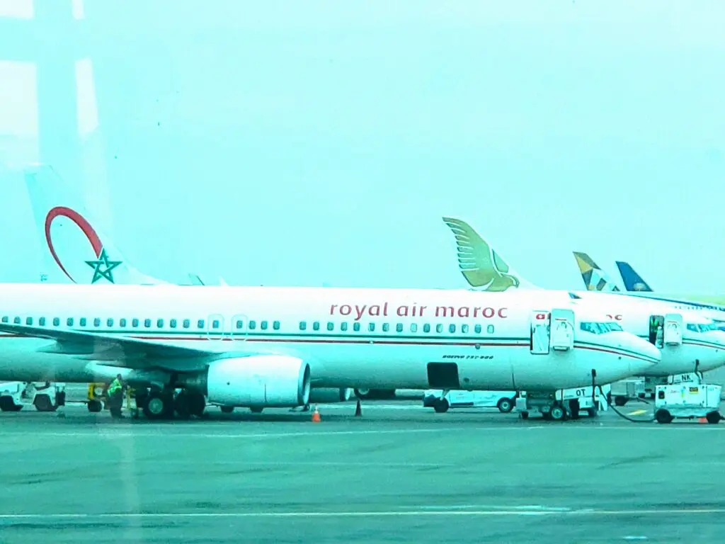 Royal Air Maroc plane