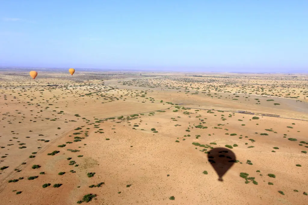 Hot air ballooning in Morocco