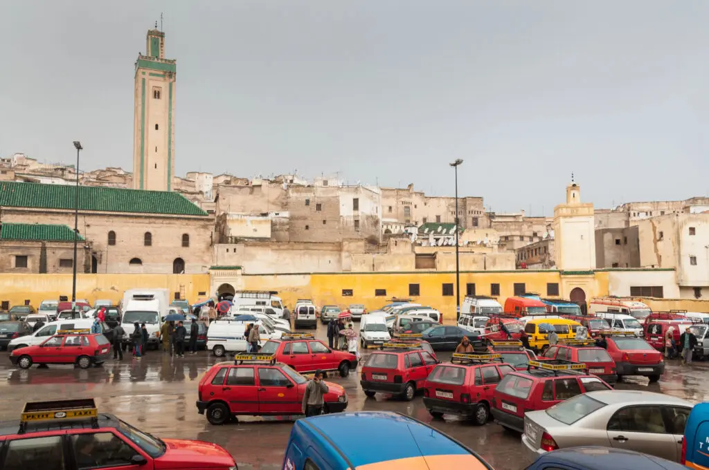 Petit taxis in Morocco