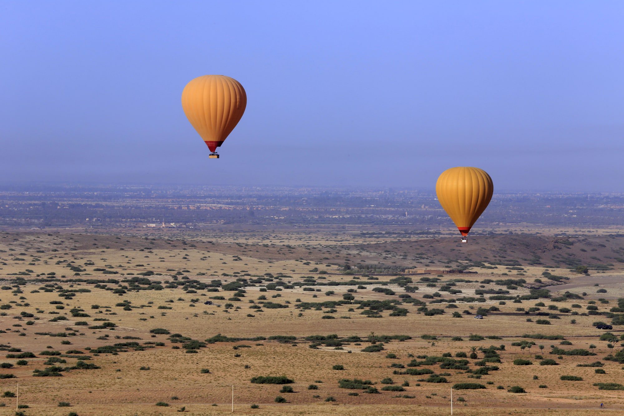 Hot air balloons