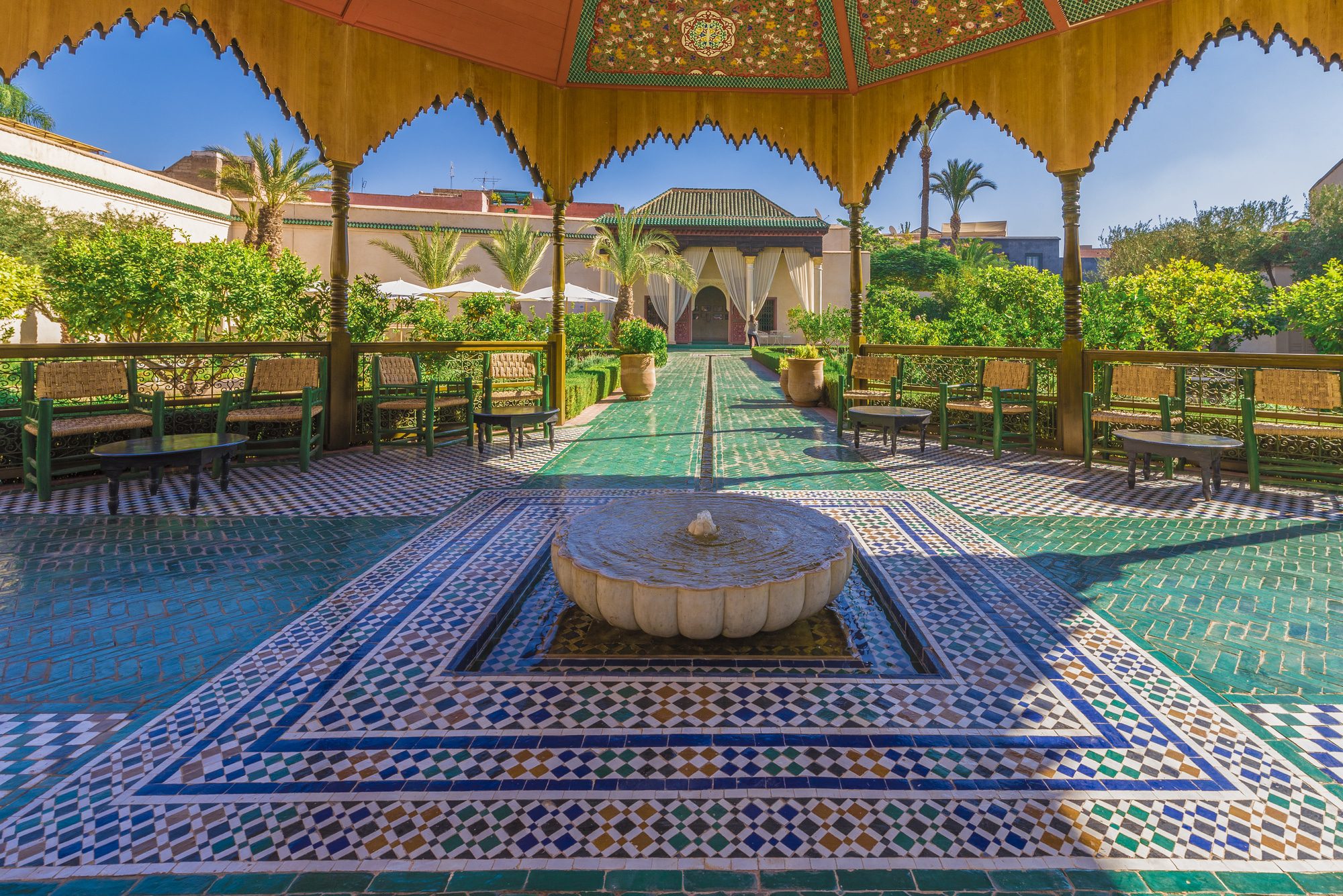 Marrakech courtyard