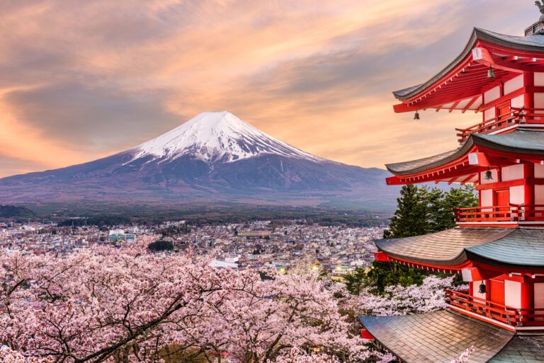 Mt. Fuji in the Spring