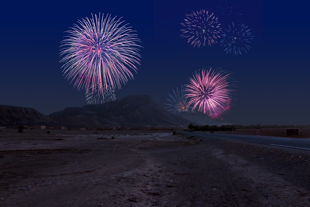 Fireworks in Morocco