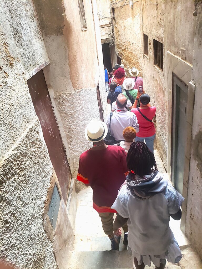 Narrow alley in Fes