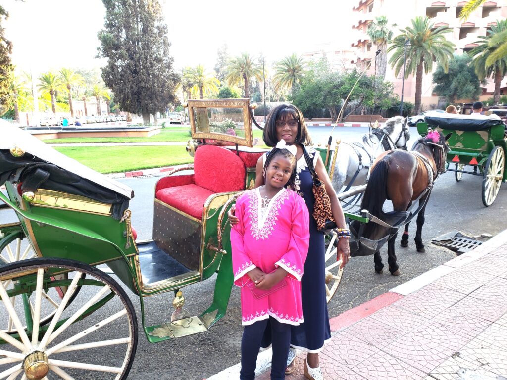 horse carriage in Marrakech