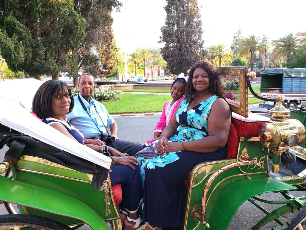 horse carriage in marrakech